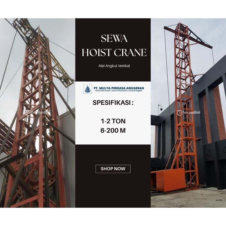 SEWA HOIST CRANE DUMAI | 1–2 TON