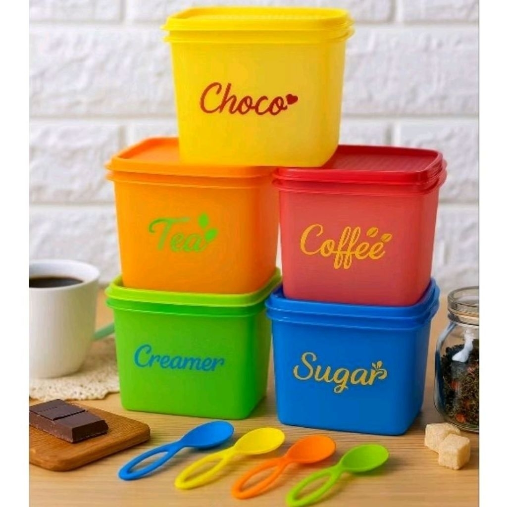 Tupperware four season saver 850ml / shelf saver / toples wadah bumbu gula kopi susu