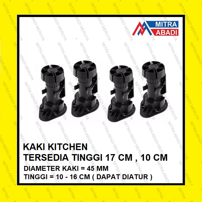 Kaki Kitchen 10 CM Leg Adjuster Kaki Lemari Kitchen Set Dapur