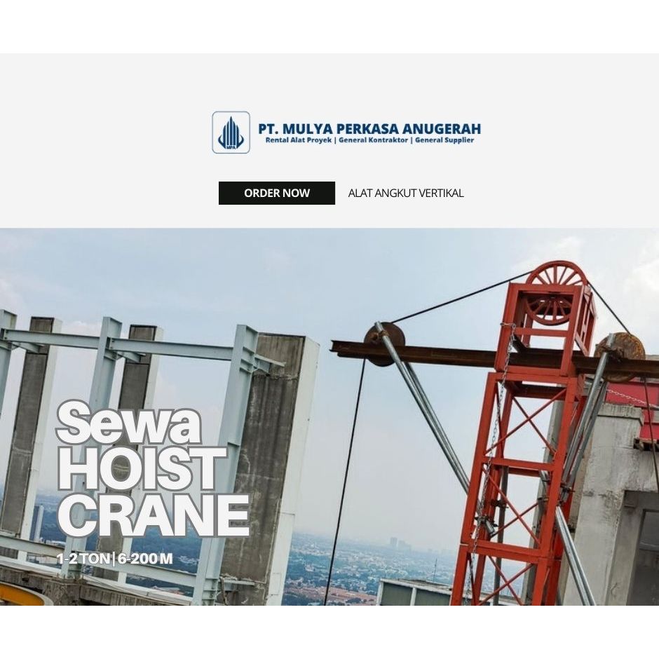 SEWA HOIST CRANE BUKITTINGGI | 1–2 TON