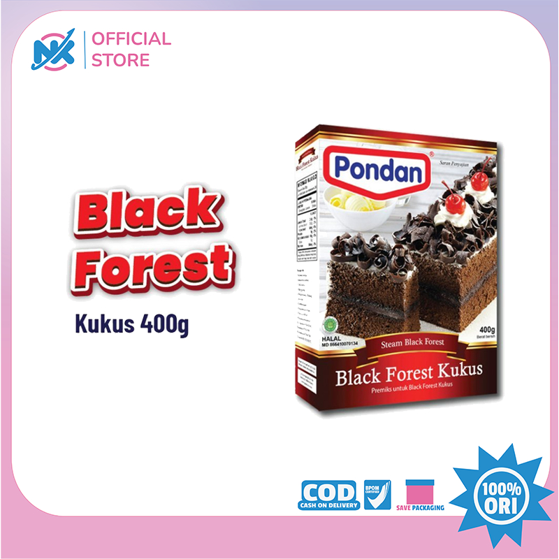 Pondan Black Forest Kukus 400g