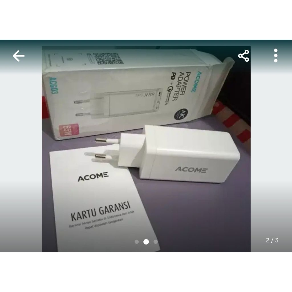 Acome Gan Charger 65W