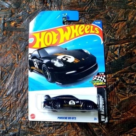 Hot Wheels Porsche 911 Gt3 Hitam