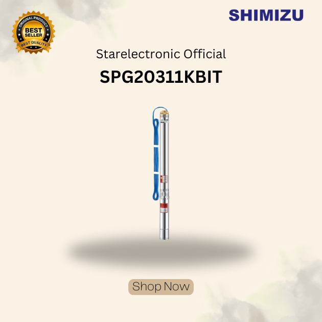 Pompa Air Shimizu SPG20311KBIT Semi Jet Pump 200 Watt SPG20311KBIT