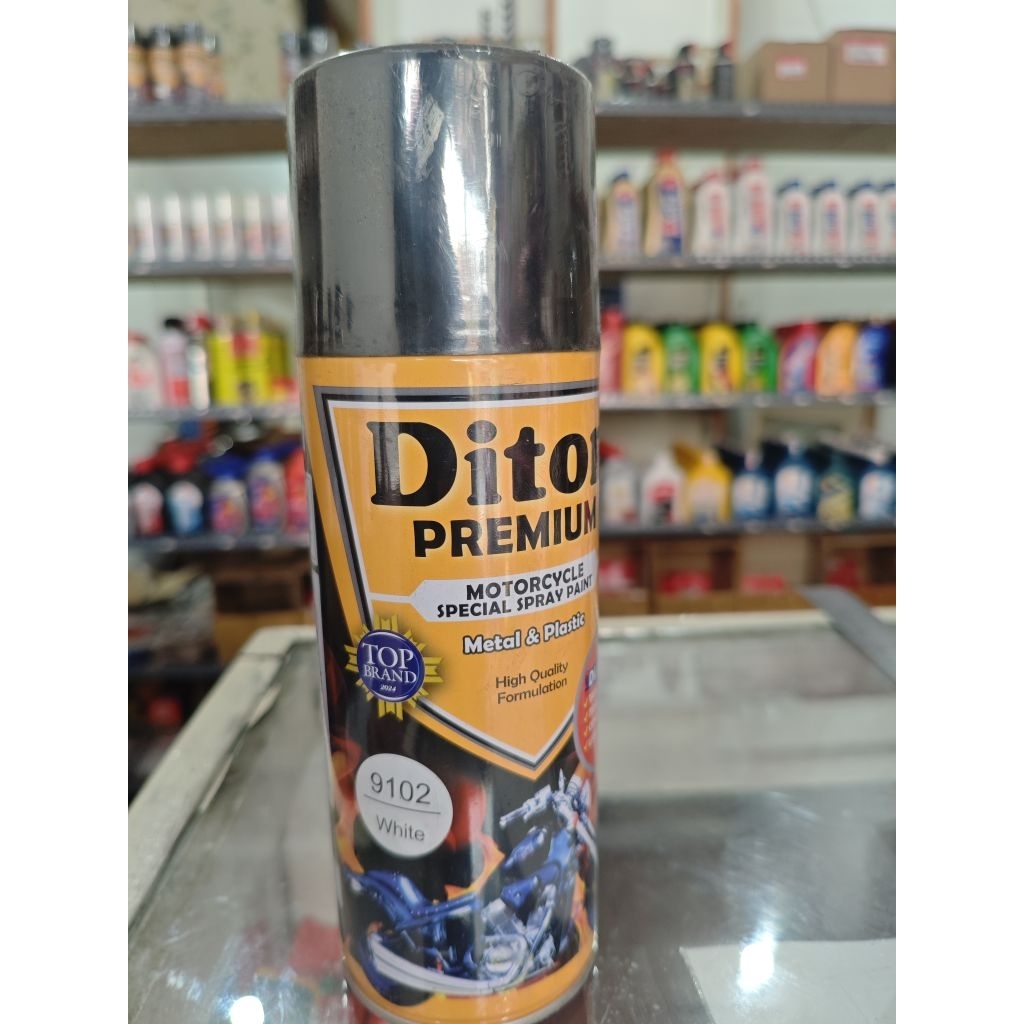 Pilok Diton Premium 9102 White – Cat Semprot Motor Warna Putih Glossy