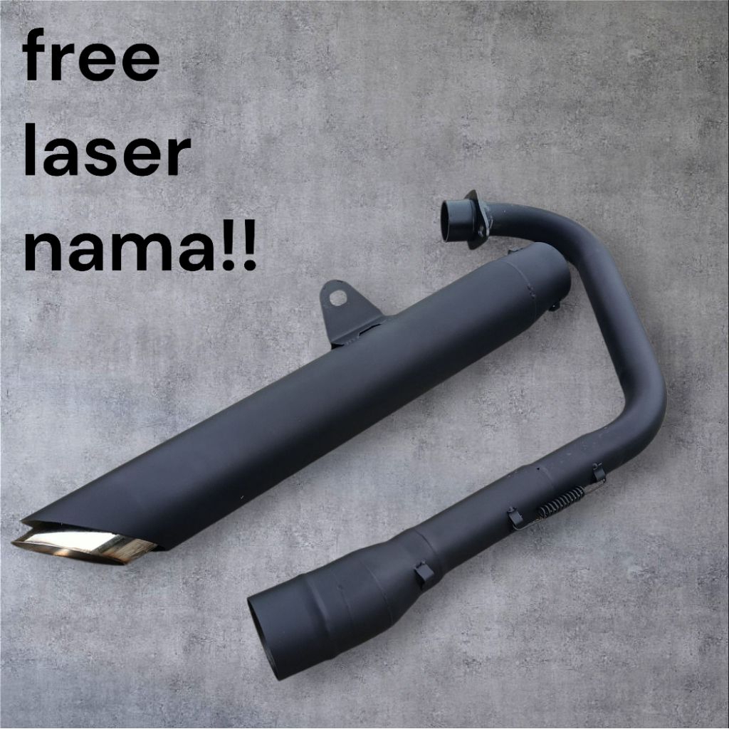 free laser nama knalpot racing freeflow fullsysteem CB GL MP TIGER SCORPIO XSR154 W175 DLL