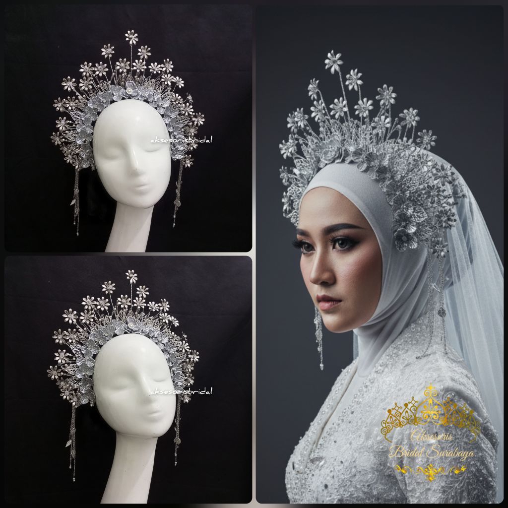Sunting Matahari Suntiang Modern Modifikasi Suntiang Melayu Aksesoris Pengantin Viral Headpiece Mela