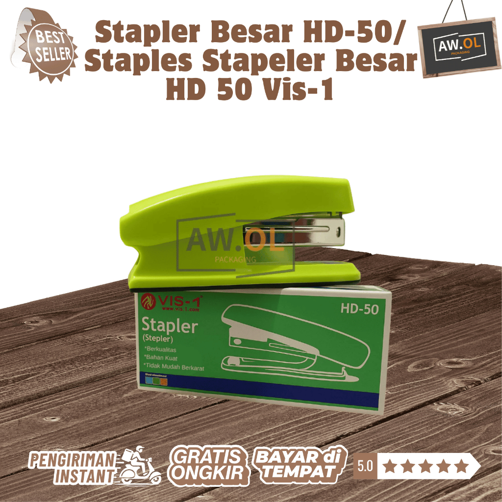 Stapler Besar HD-50 Staples | Stapler Sedang HD-10 Stapler