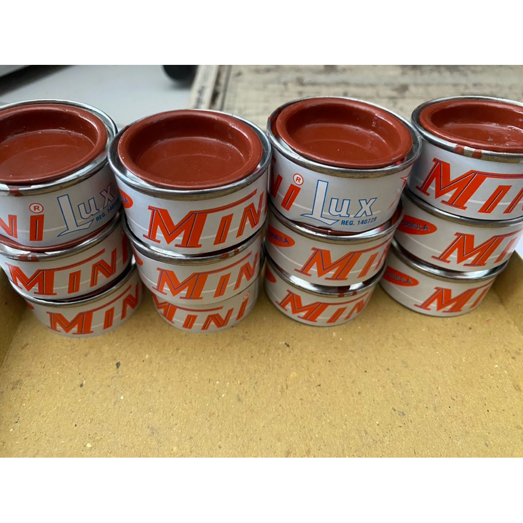 Cat minyak minilux warna coklat 25 Gram untuk kayu & besi