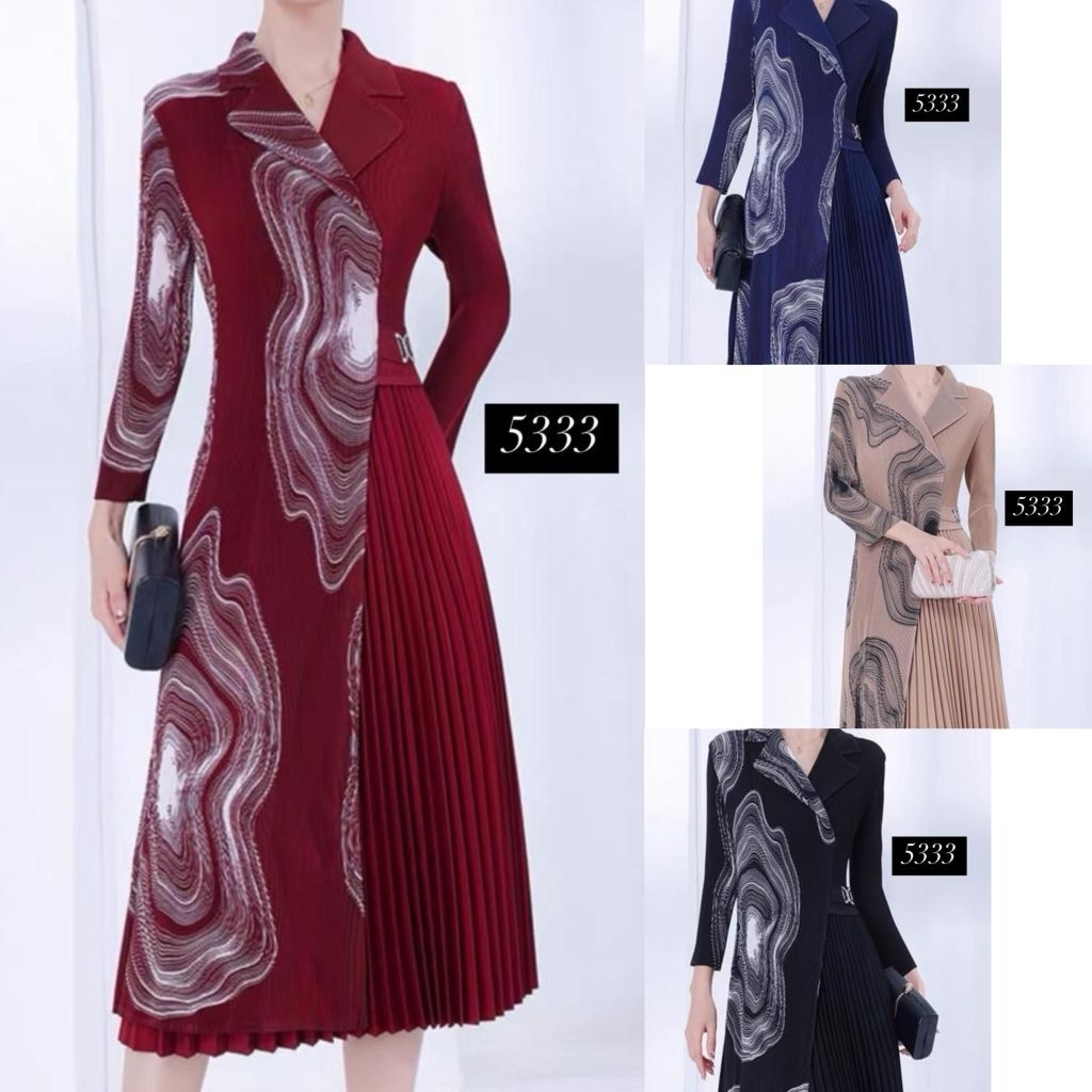 Dress Plisket Import