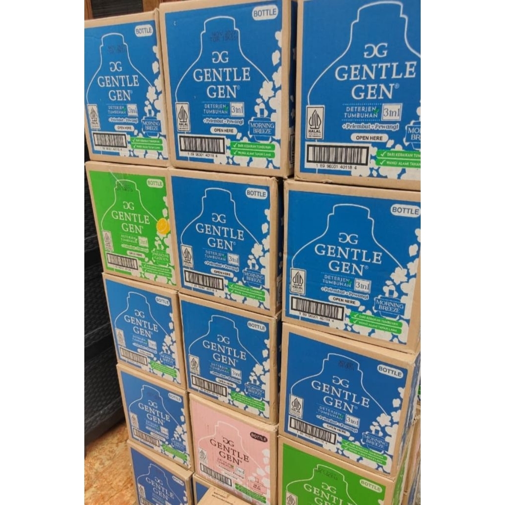 DUS Gentle Gen Deterjen Cair 700ml × 6 botol