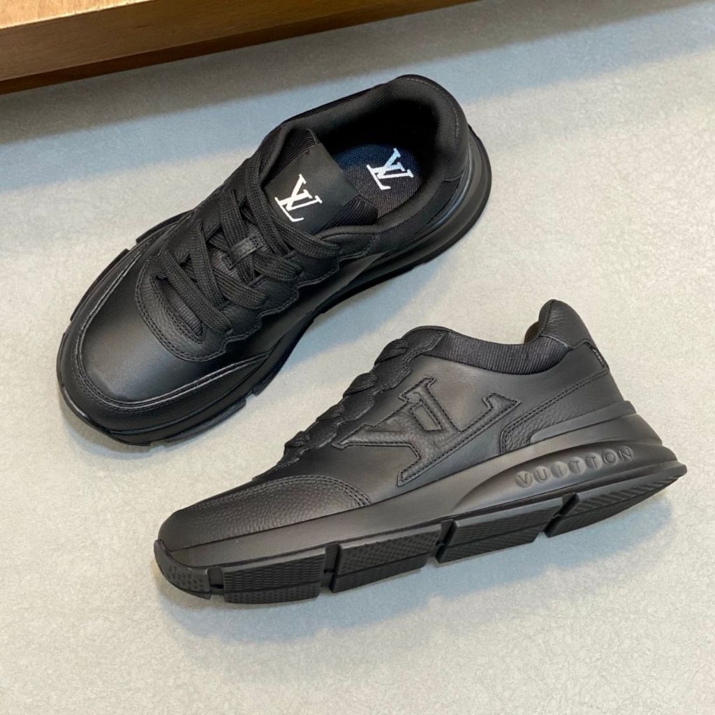 SEPATU VIP BLACK FULL SEPATU PRIA WANITA FULL HITAM