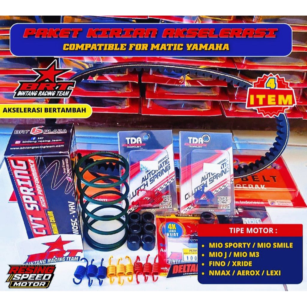 PAKET UPGRADE KIRIAN CVT BRT MIO SMILE MIO SPORTY MIO J MIO M3 NMAX OLD NEW AEROX 155 LEXI NOUVO