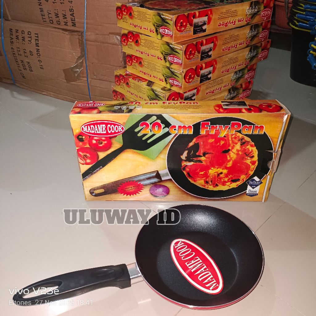 Frypan Madame Non Spatula / Dadaran Telur / Frypan Premium / Teflon / Penggorengan