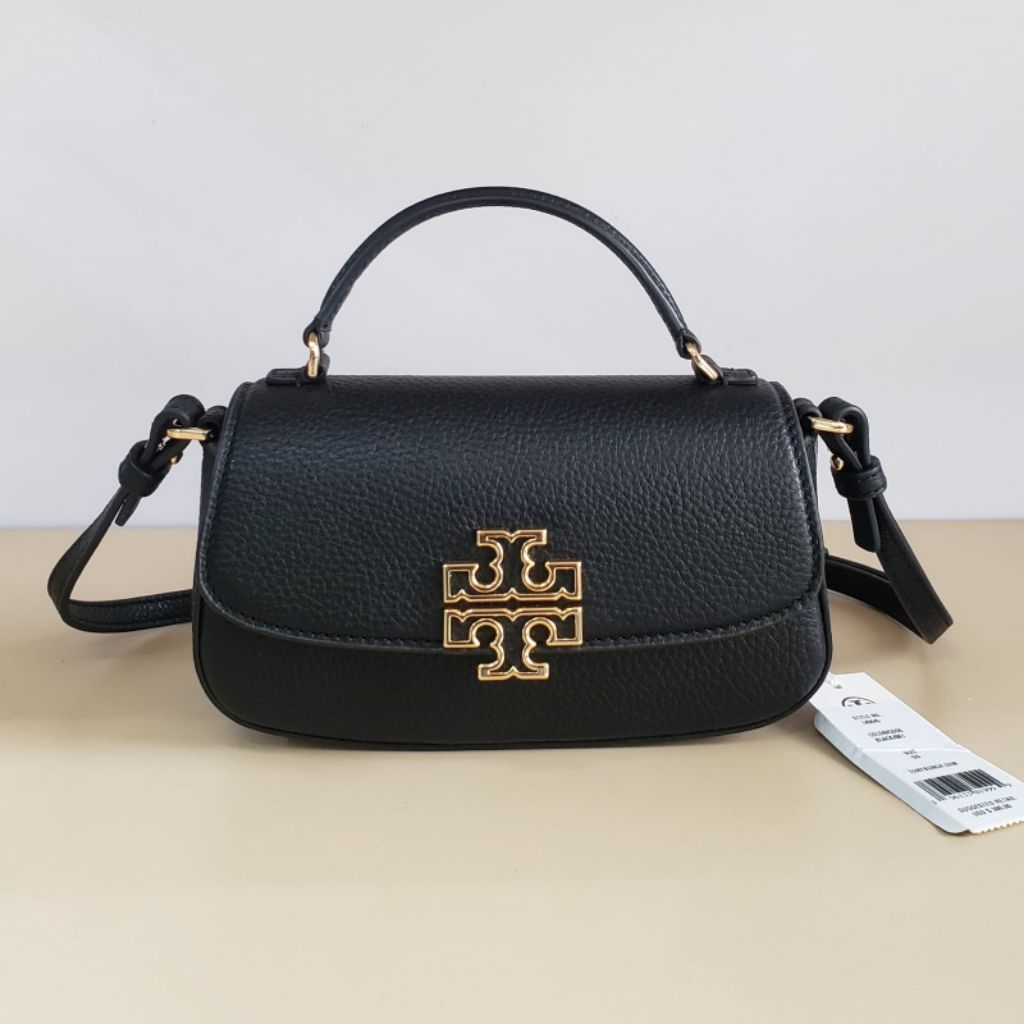 Tas original TB Britten Mini Top Handle. Leather.18x11x5cm.