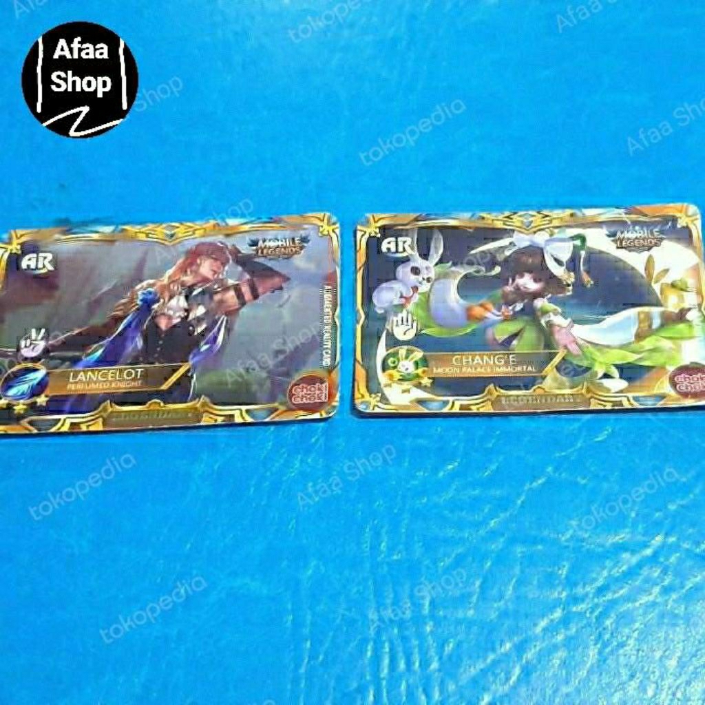 Kartu ar preloved mobile legend choki-choki legendary 1 set = 2 pcs take all