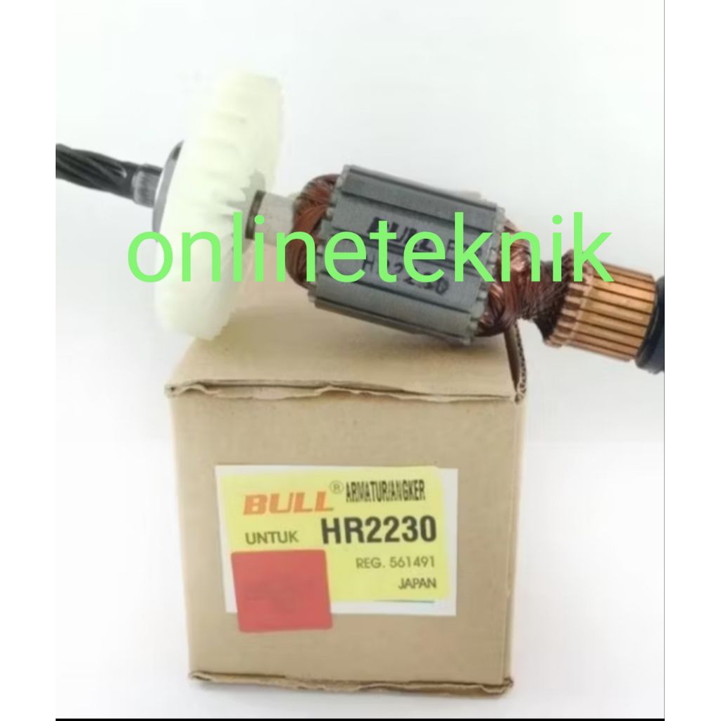 armature type HR 2230 untuk mesin bor makita merk bull