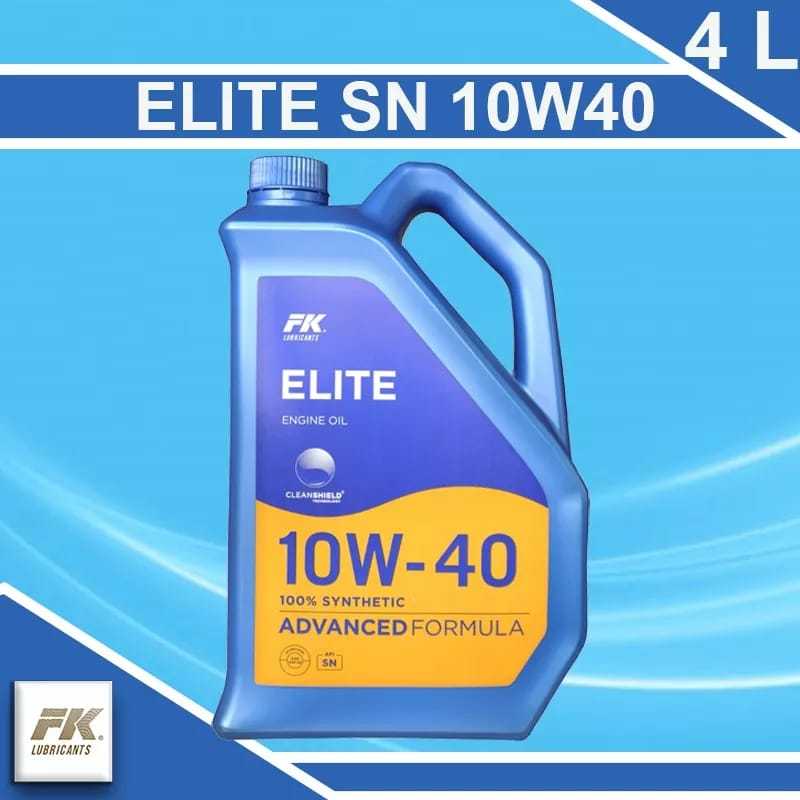 oli, oli fk massimo, oli fk, oli jepang, elite 10w40 sn, 100% synthetic, 4 liter