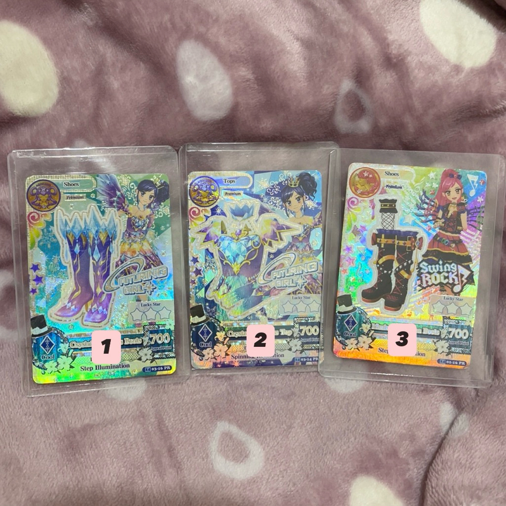 aikatsu card premium crystal aquarius scorpion