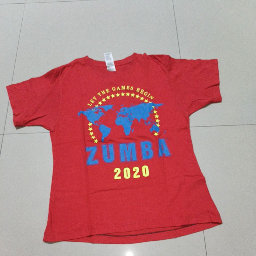 Preloved Kaos Zumba Wear ZW Original