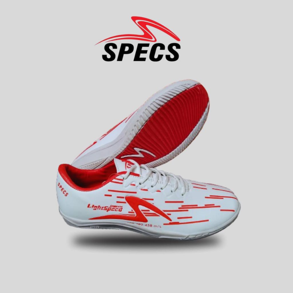 sepatu futsal putih merah cowok dewasa dan anak anak