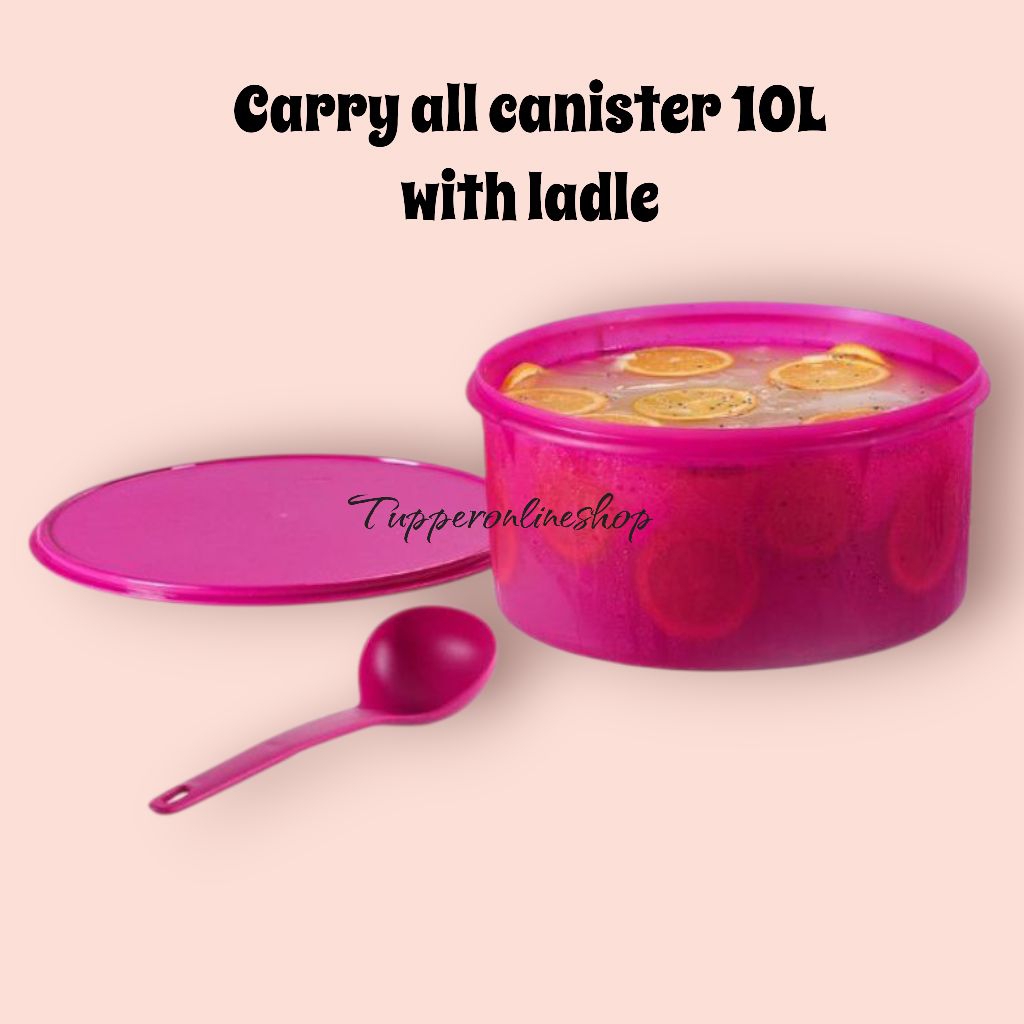 Carry all canister tupperware / tempat es buah dll