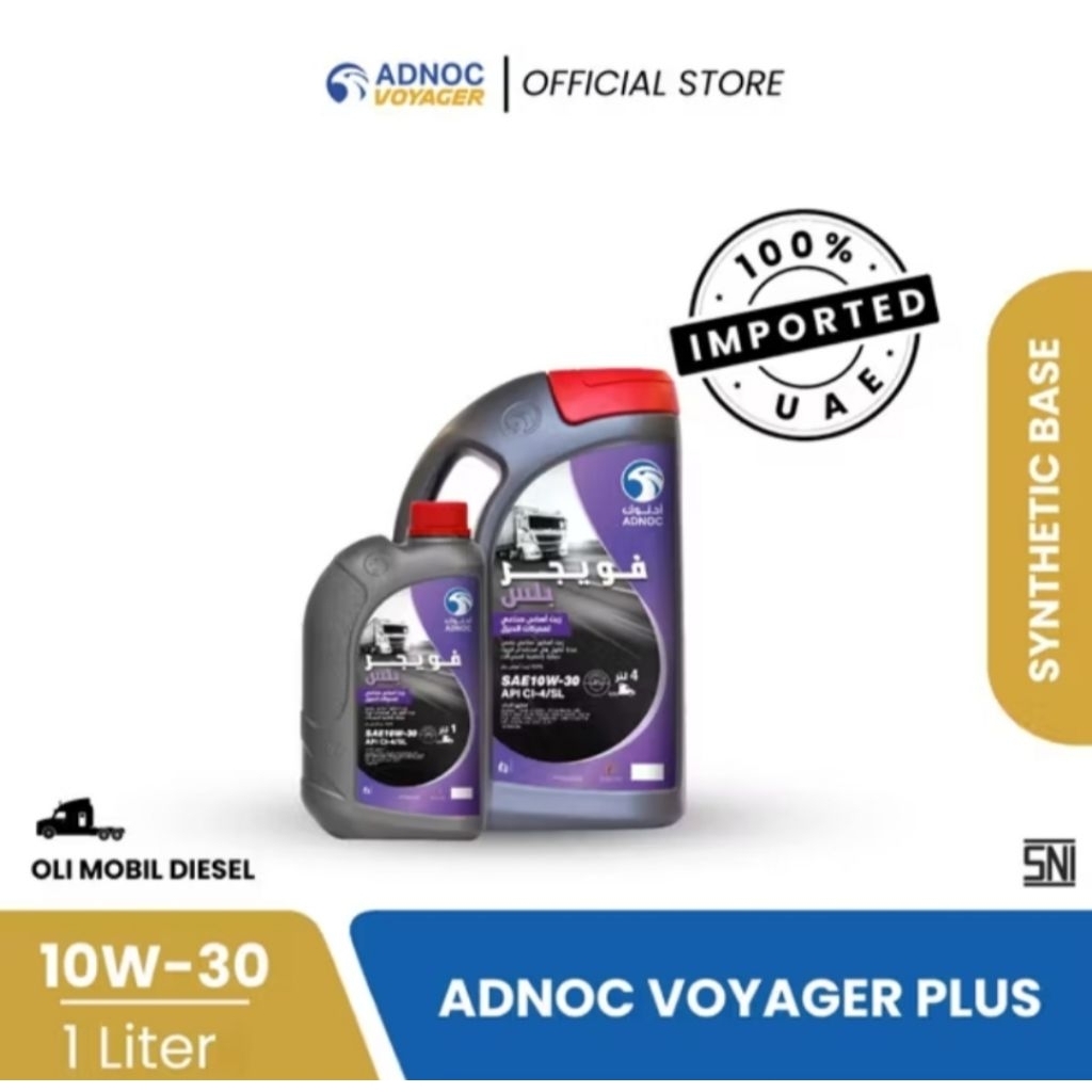 Oli Mobil Diesel Adnoc Voyager 10w30