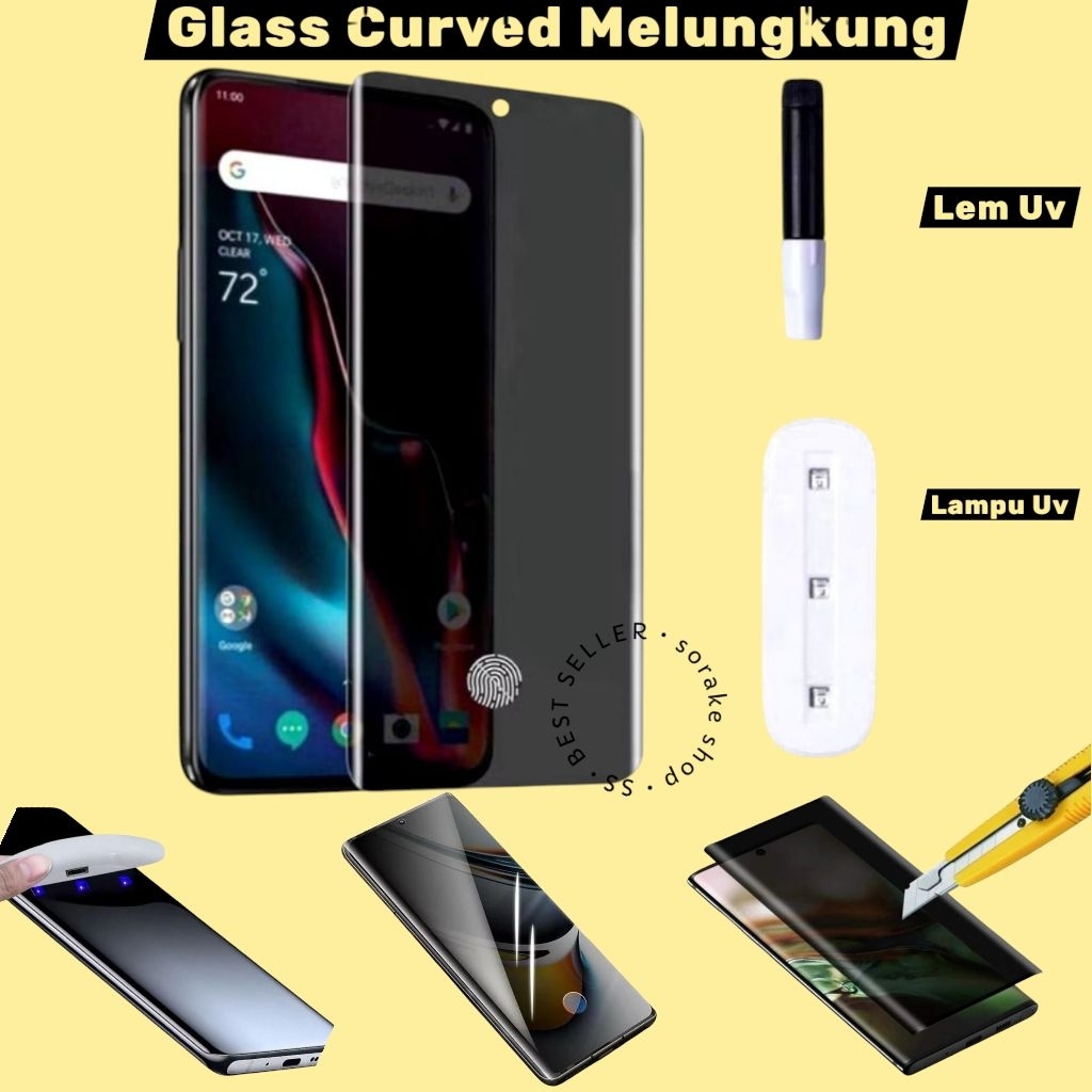Tempered Glass UV Curved Liquid Clear ITEL S23 PLUS S25 ULTRA S26 Ultra Pelindung layar Melengkung P
