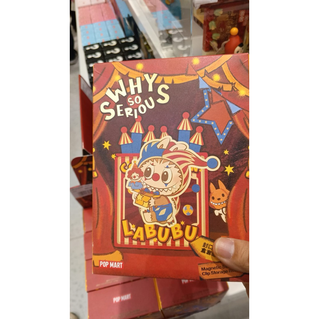 Labubu why so serious magnetic clip