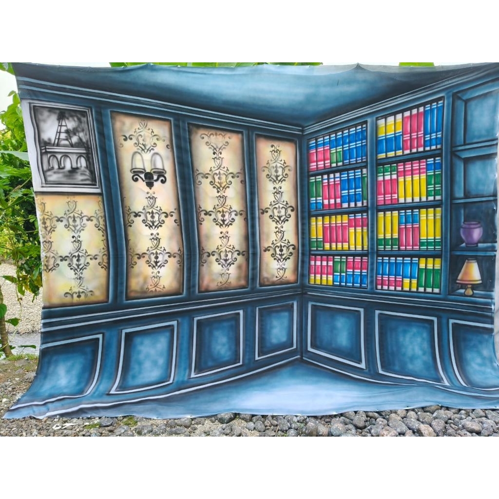Background wisuda 3x2,5m ready