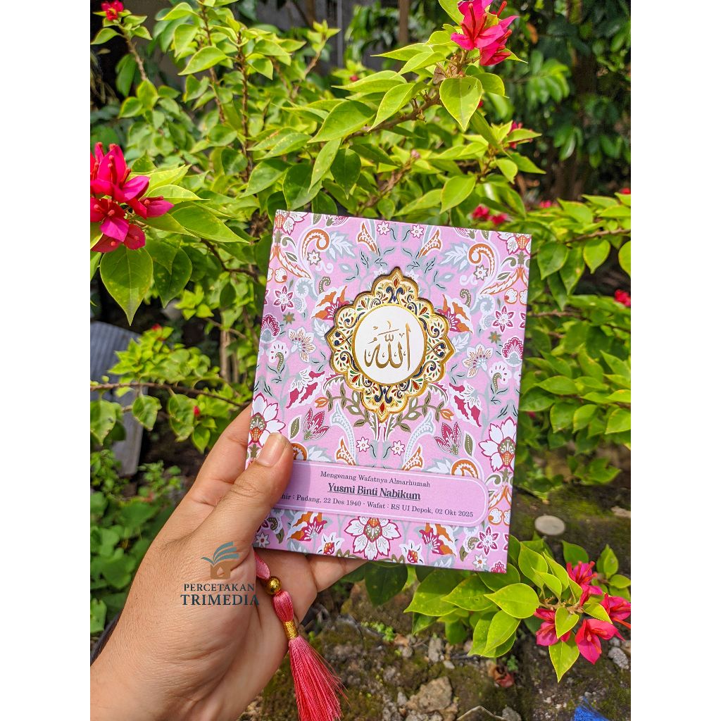 Buku Yasin Dan Tahlil Hardcover Custom Lengkap Foto Almarhum 40 100 1000 Harian / Buku Yasin Dan Tah