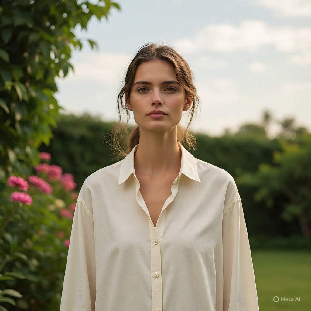 KEMEJA KATUN POPLIN WANITA OVERSIZE