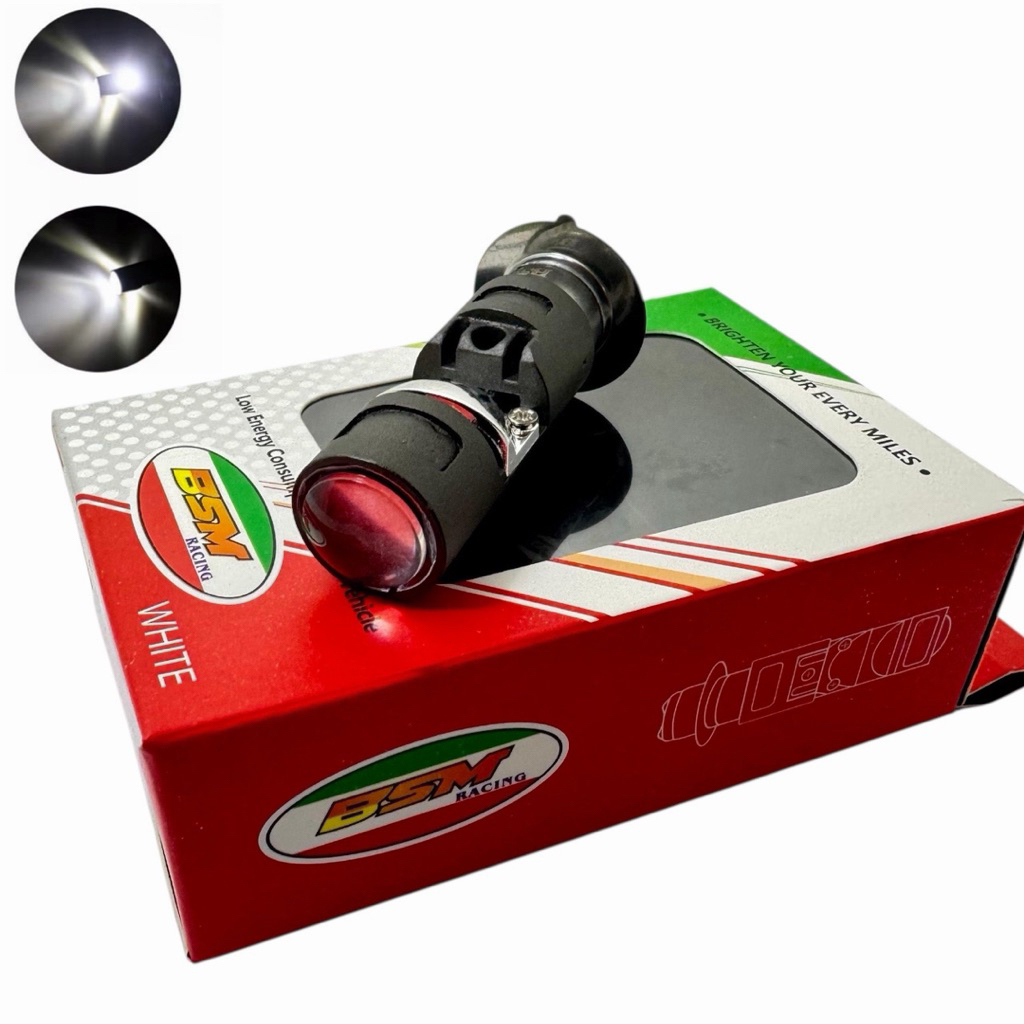 Lampu depan LED sepeda motor H6 lampu LED laser dekat putih jauh putih