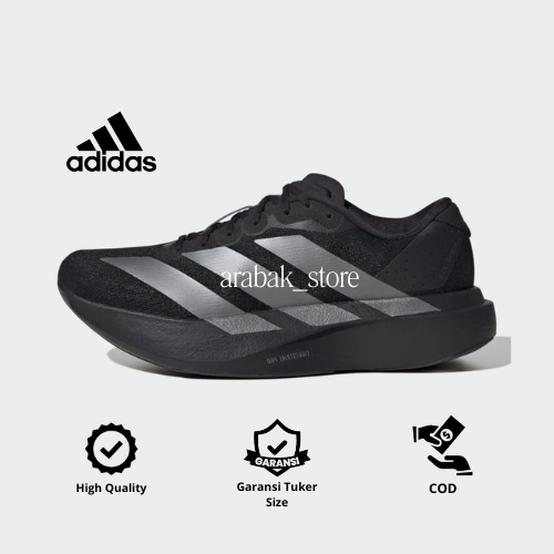 Sepatu Sneakers Olahraga 4D1D4S ADIZER0 EV0 SL Core Black - Green - Black White - White Red