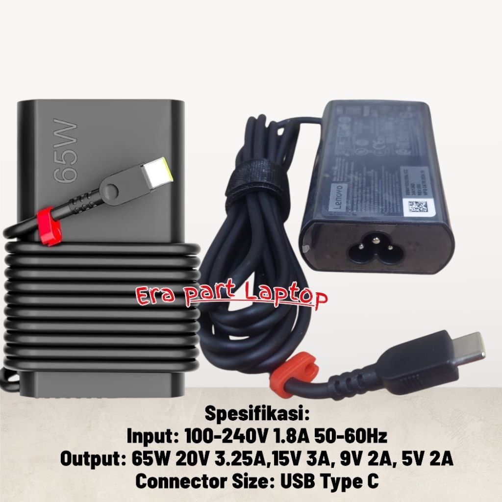 Adaptor Charger Lenovo Thinkpad X1 Carbon 5th 6th 7th 8th 9th 10th 11th/X1 Tablet Gen 1 2 3/X1 Yoga 