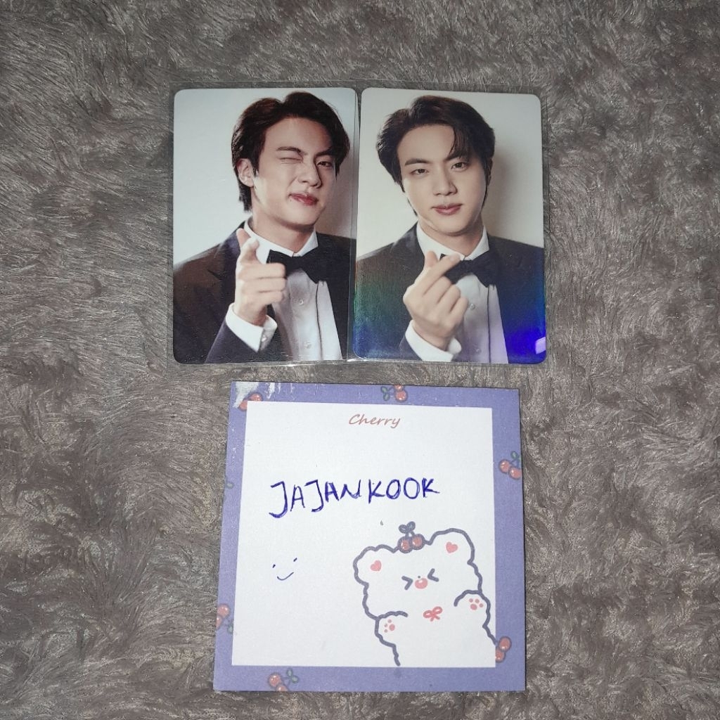 [READY STOCK] SET PHOTOCARD OFFICIAL THE FACT 2021 KIM SEOKJIN JIN BTS