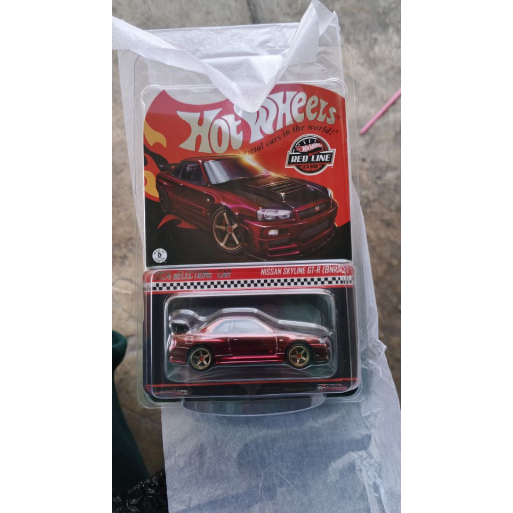 HOTWHEELS R34 RLC OXBLOOD
