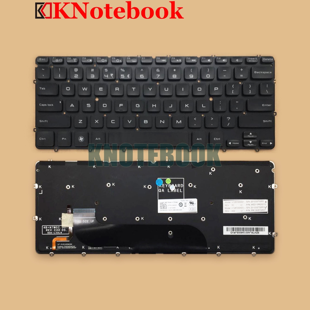Keyboard Dell XPS 12 9Q23 9Q33 13 9333 Backlight