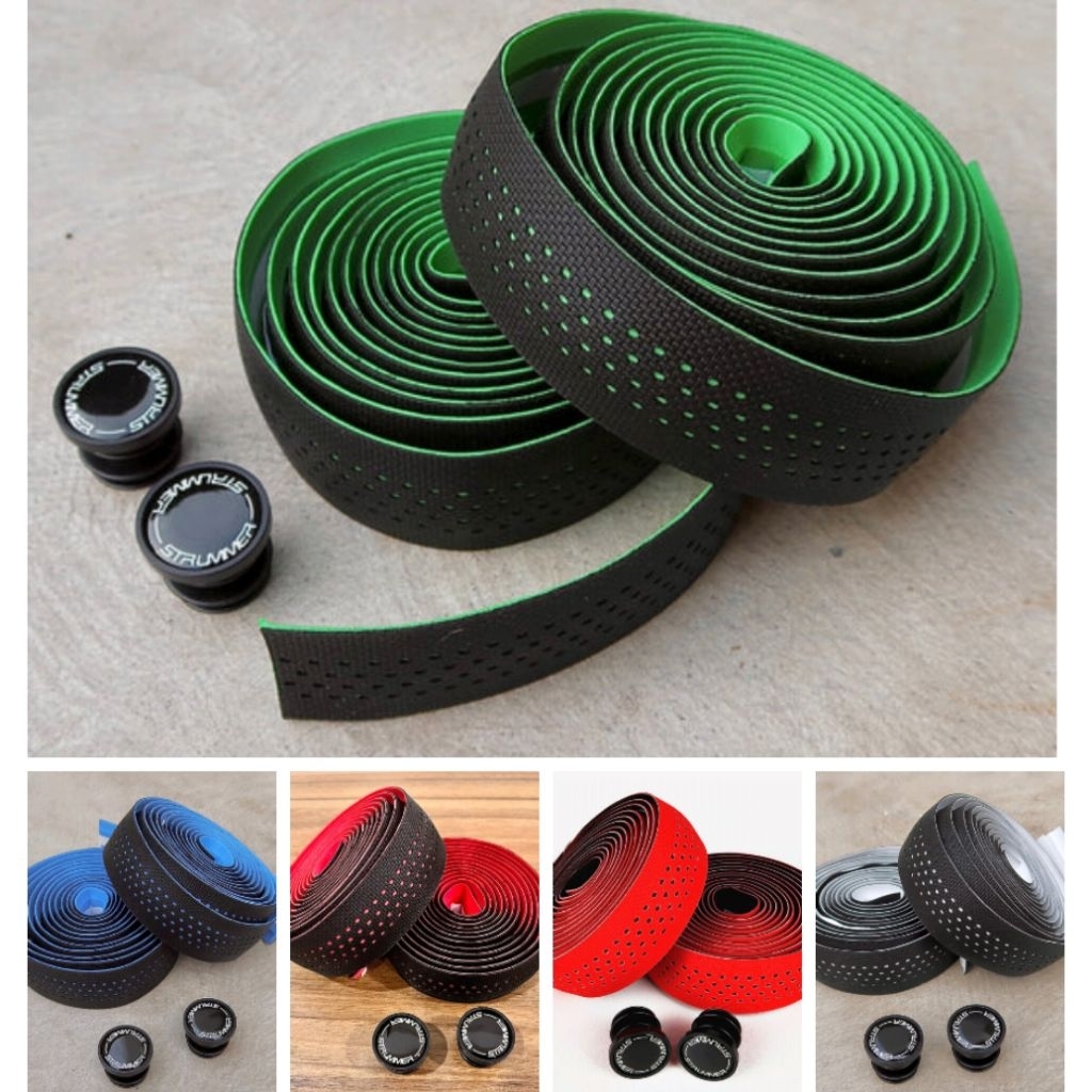 Bar tape Strummer Classic Gel 4 hole bar tape sepeda garvel,roadbike,fixie