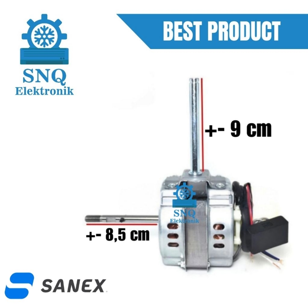 Dinamo kipas angin SANEX 18 inch baling-baling besi - Motor kipas angin 18 inch SANEX model drat - M