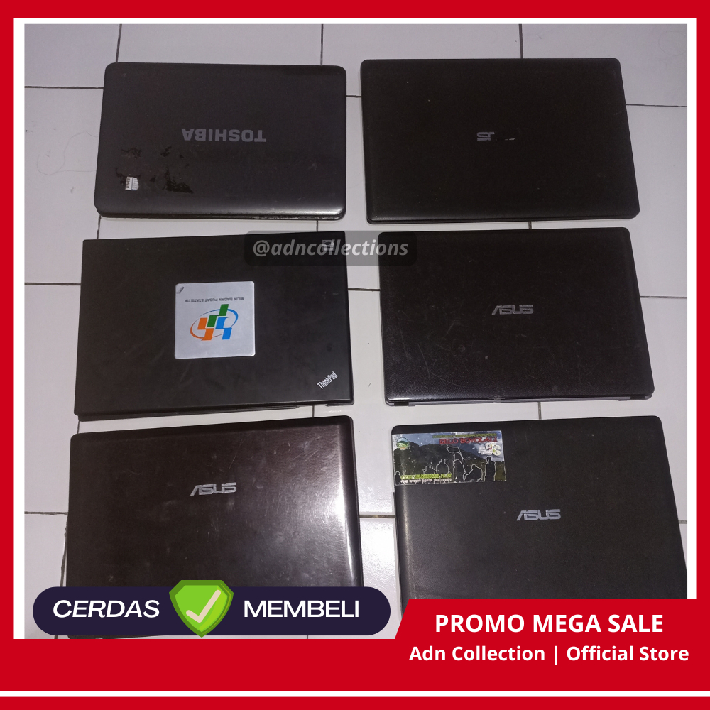 JUAL CEPAT Laptop Bekas Second Mati Minus Normal Eks Kantor No HDD RAM Lenovo Dell HP Asus Thinkpad