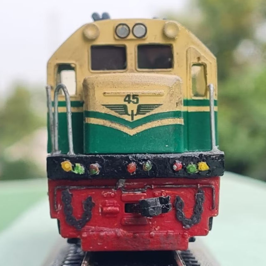 Agung Craft - Miniatur Kereta Api - Lokomotif CC 201 Livery Vintage DJKA - tanpa mesin Skala HO