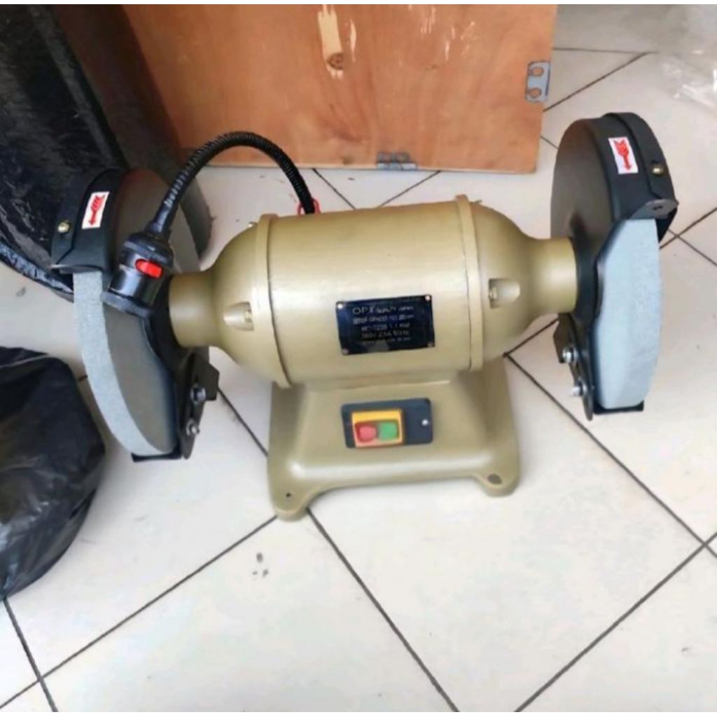 mesin gerinda duduk 10 inch OPT bench grinder