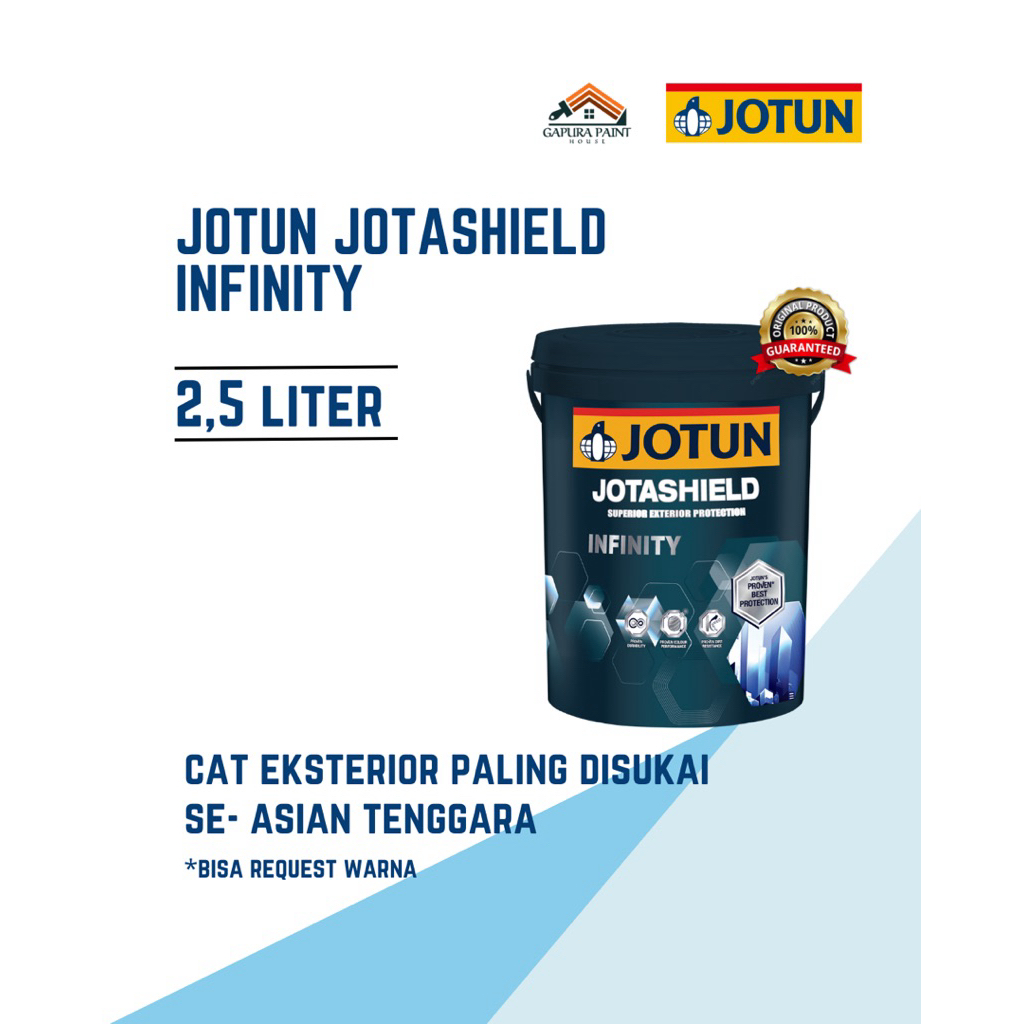 CAT TEMBOK JOTUN JOTASHIELD INFINITY 2.5 L / Cat Tembok Luar/Eksterior Jotun Jotashield Infinity