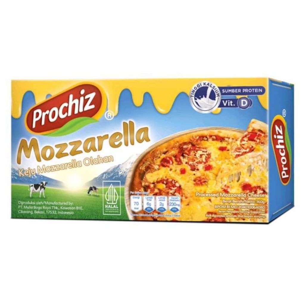 Prochiz Mozarella 160g Keju Mozarella