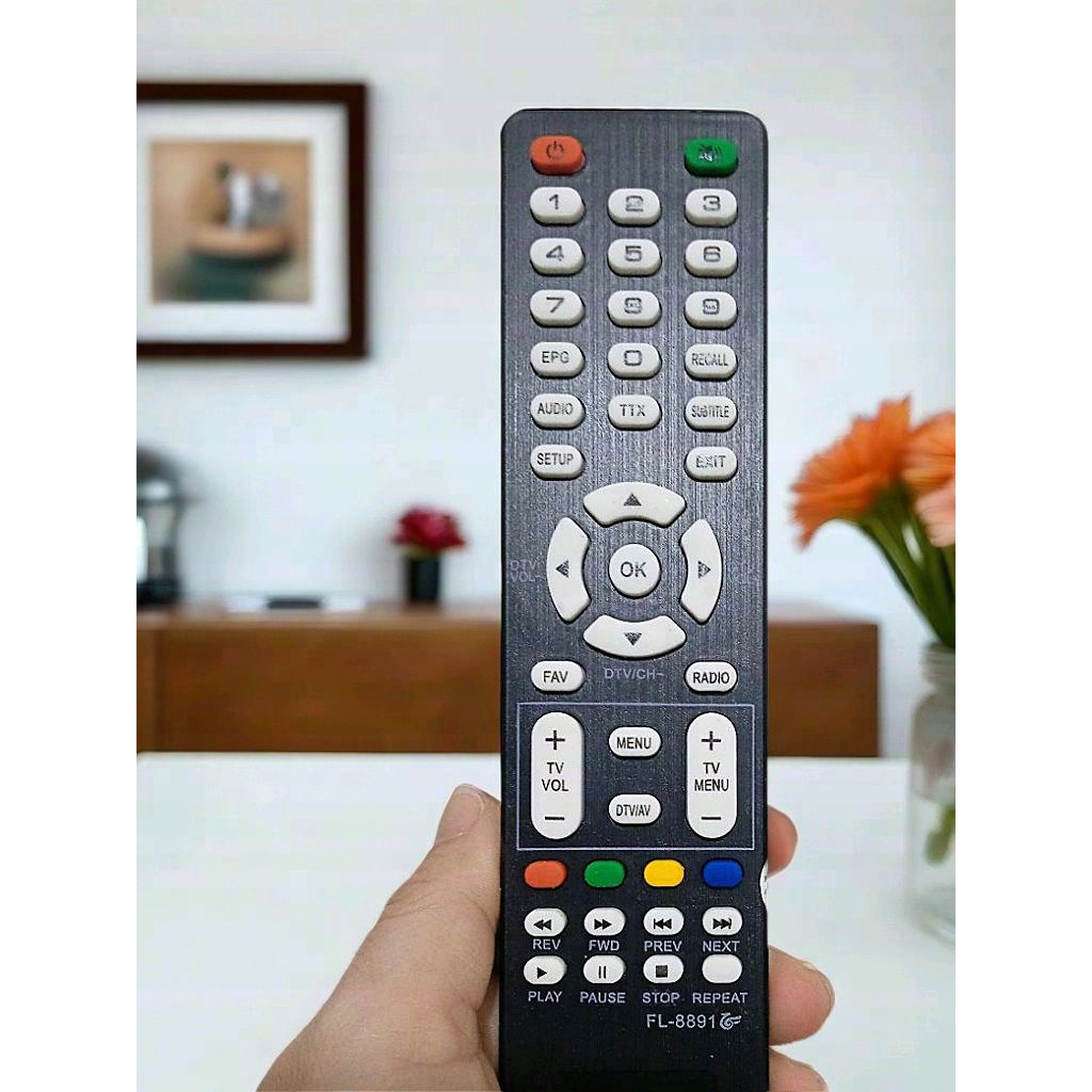 REMOT TV TUNER DIGITAL 8891 WCOM DAPAT DIGUNAKAN UNTUK TV WCOM YG SUDAH DIGITAL tANPA SETTING