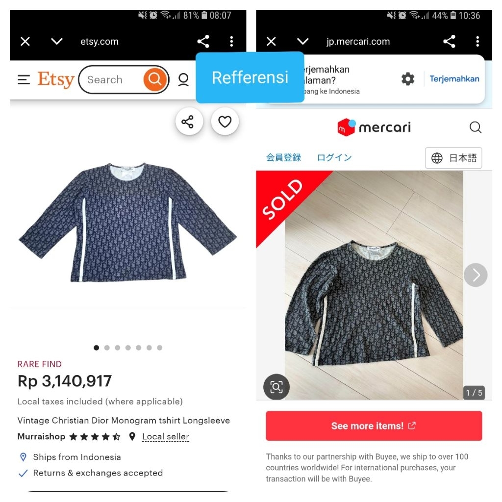 christian dior monogram long sleeve tshirt