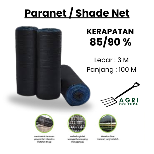Paranet 90% 1 Roll Paranet 100 Meter x 3 Meter Tanpa Jahitan / Paranet 1 Roll 100 Meter