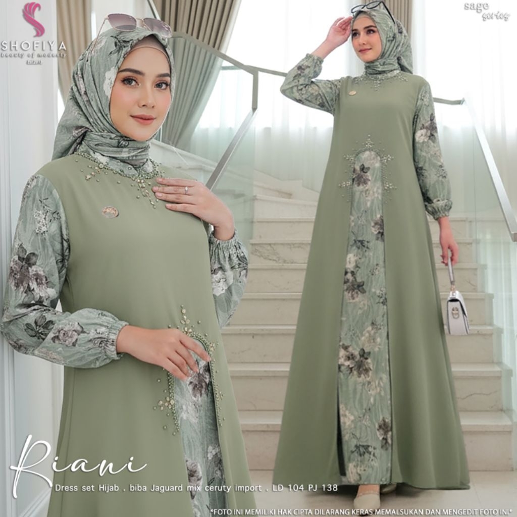 GAMIS RIANI SET HIJAB