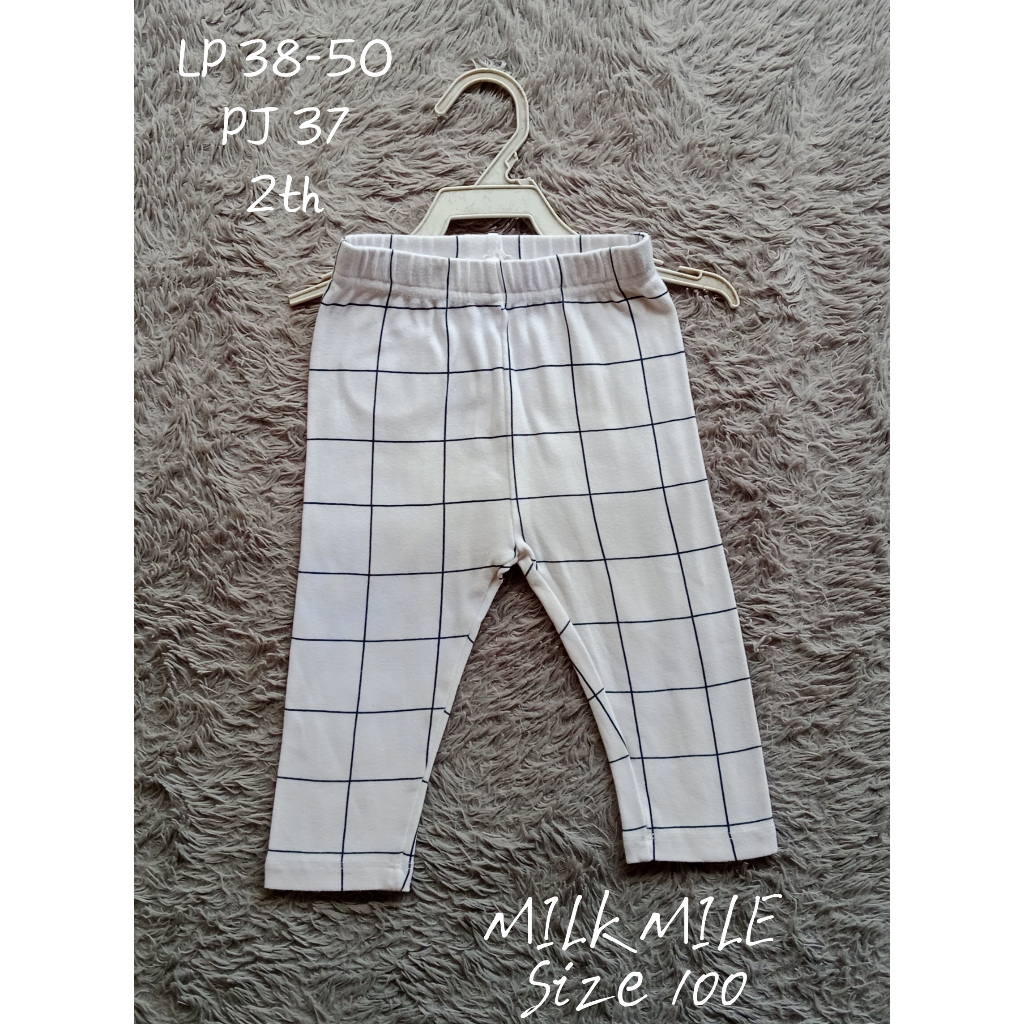 Celana legging 3/4 anak usia 2th MILKMILE